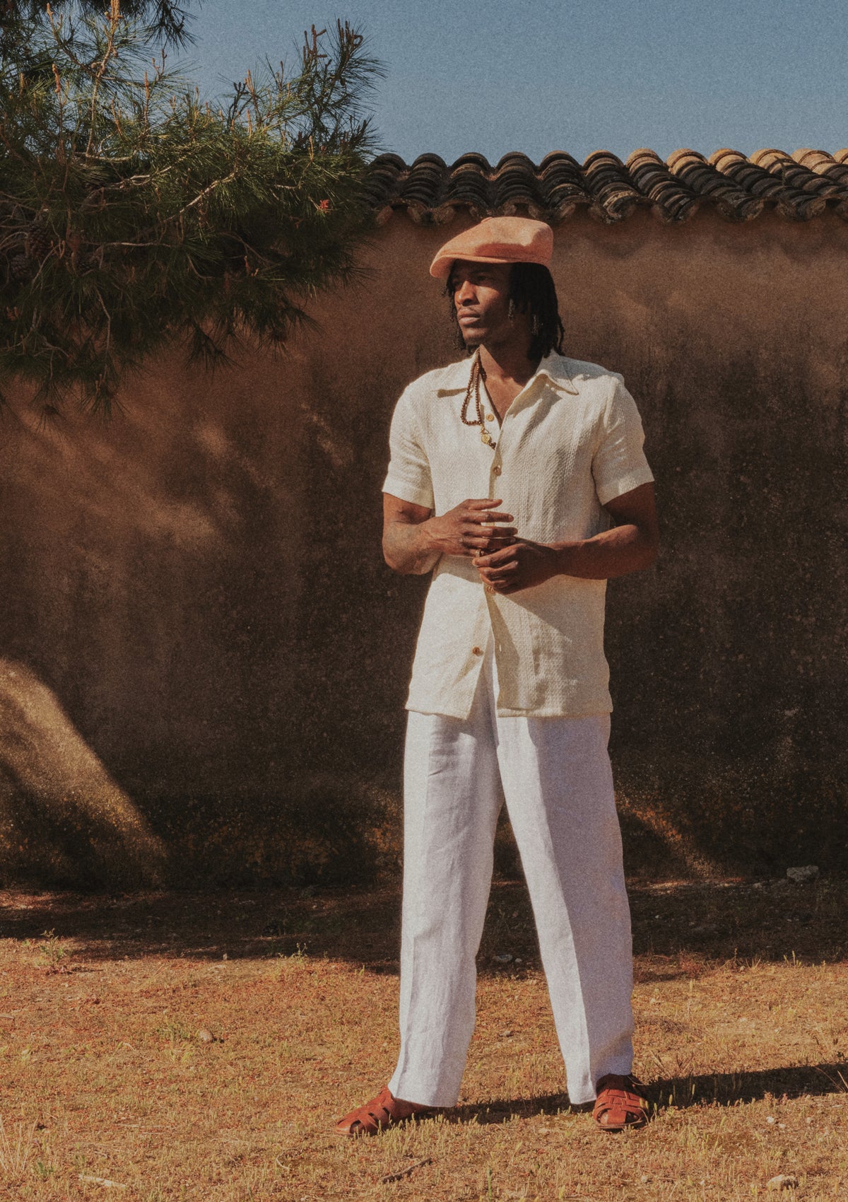 Fulton Baker Boy - (Mid-Width) Sienna Herringbone Pure Silk