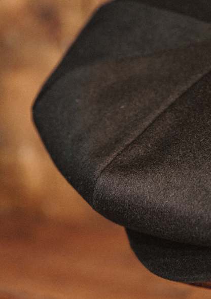 Dodge Baker Boy - (Wide-Width) Black Loden