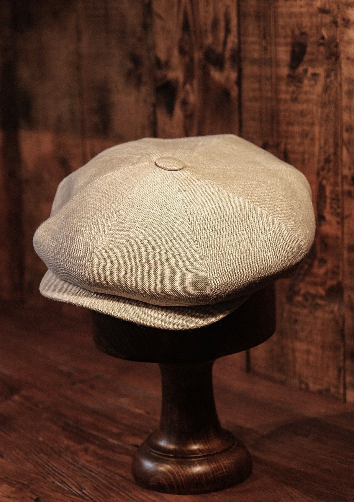 Fulton Baker Boy - (Mid-Width) Almond Linen