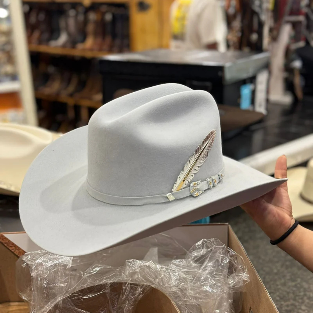 Limited Edition 100X Jerarch Cowboy Hat Platinum