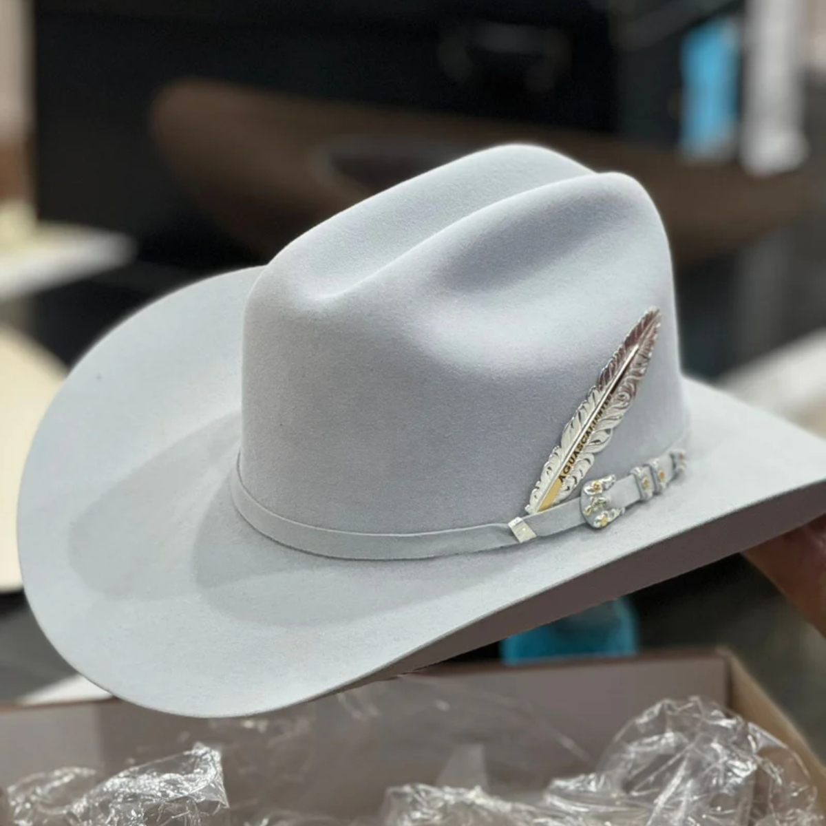 Limited Edition 100X Jerarch Cowboy Hat Platinum
