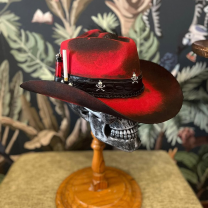 Red Skull Hat