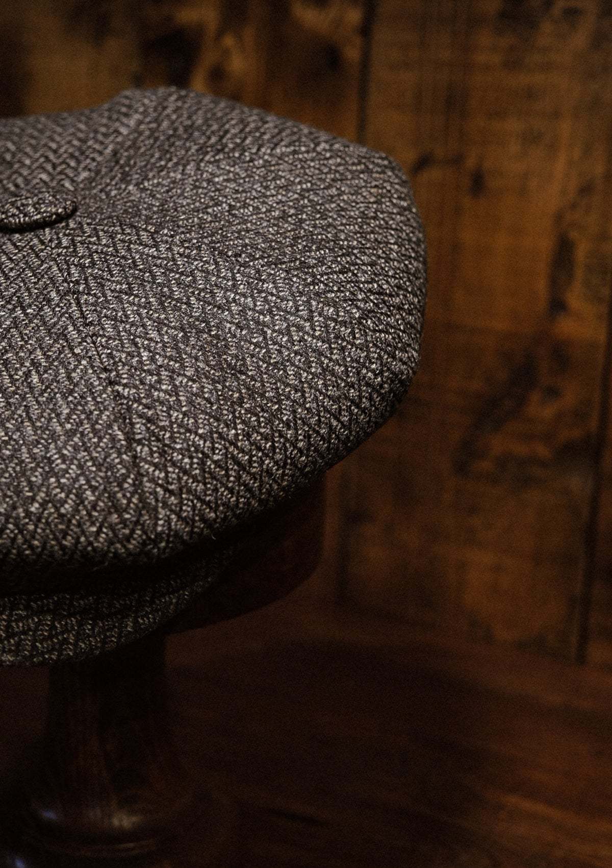 Grafton Baker Boy - (Wide Width) Lightweight Italian Wool - Grey
