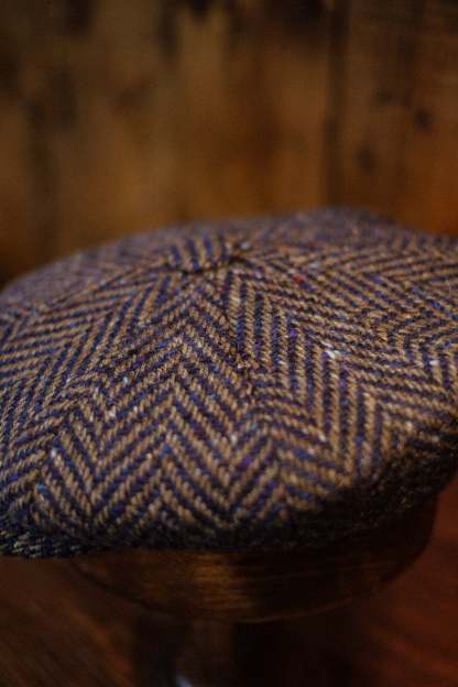 Newman Baker Boy - (Mid-Width) Navy Herringbone