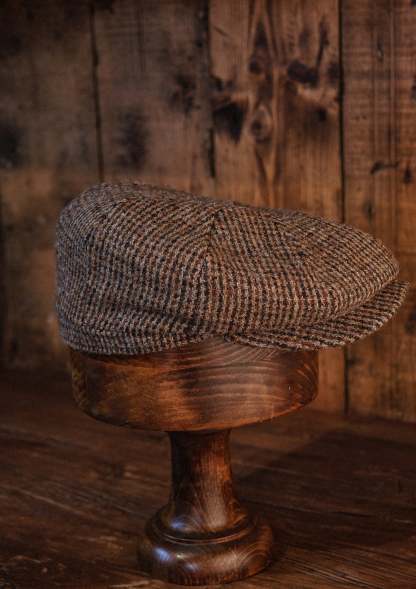 Ridgmount Baker Boy (Narrow Width) Pine Harris Tweed