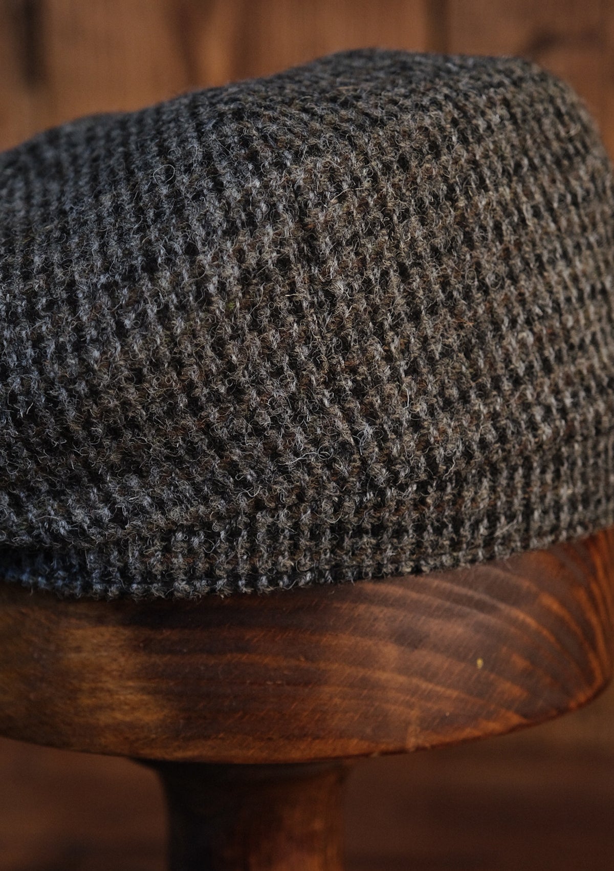 Ridgmount Baker Boy (Narrow Width) Grey Harris Tweed