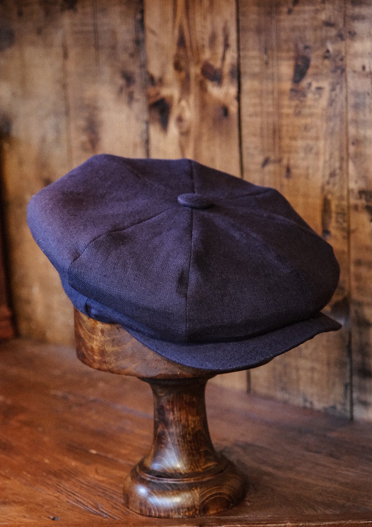 Stanton Baker Boy - (Wide-Width) Blue Linen