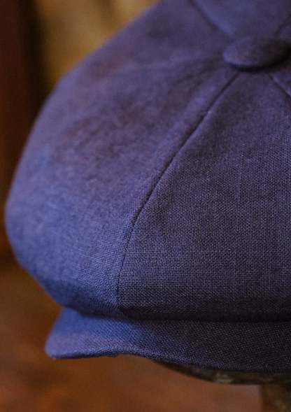 Stanton Baker Boy - (Wide-Width) Blue Linen