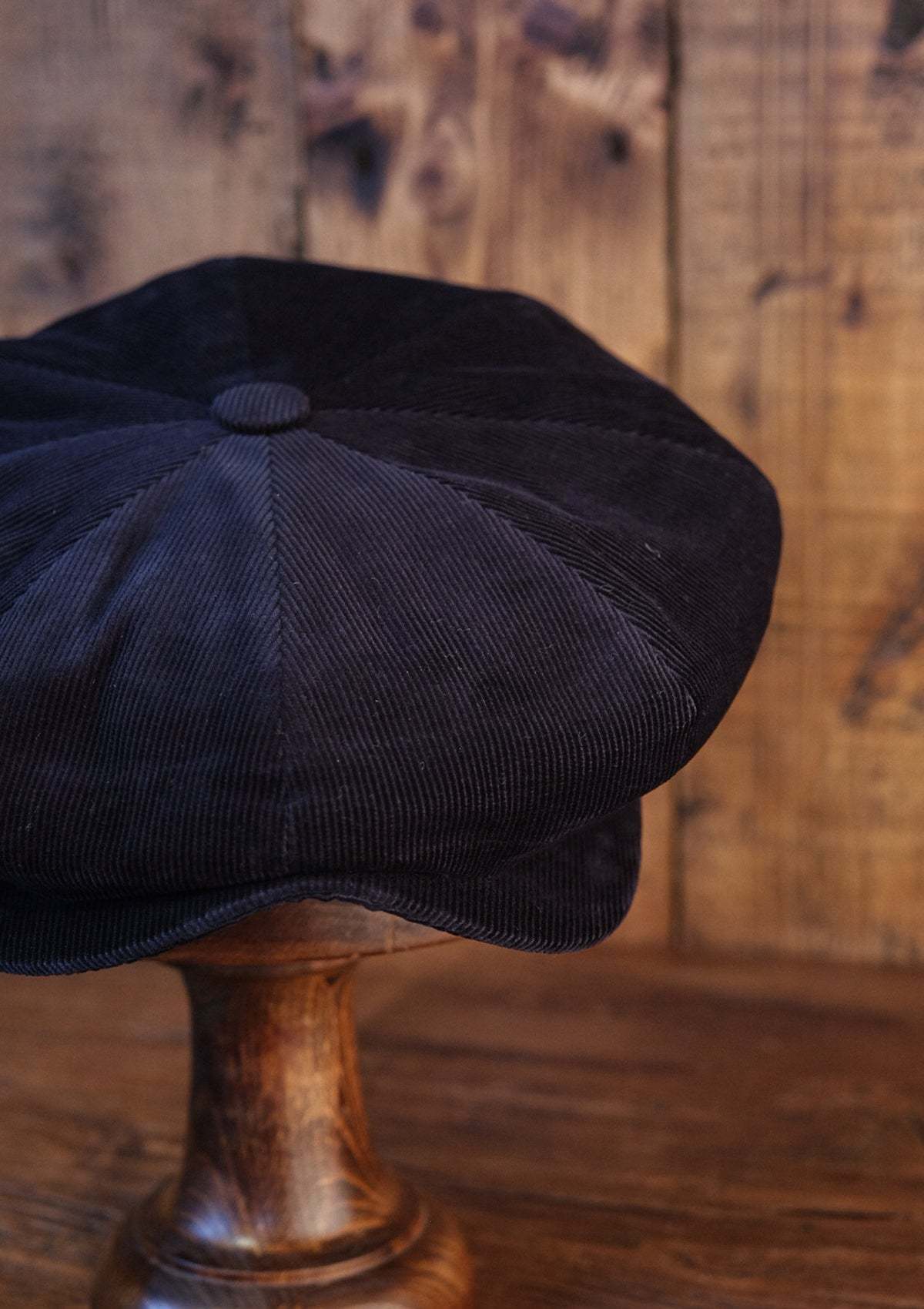 Stanton Baker Boy - (Wide Width) Navy Needlecord