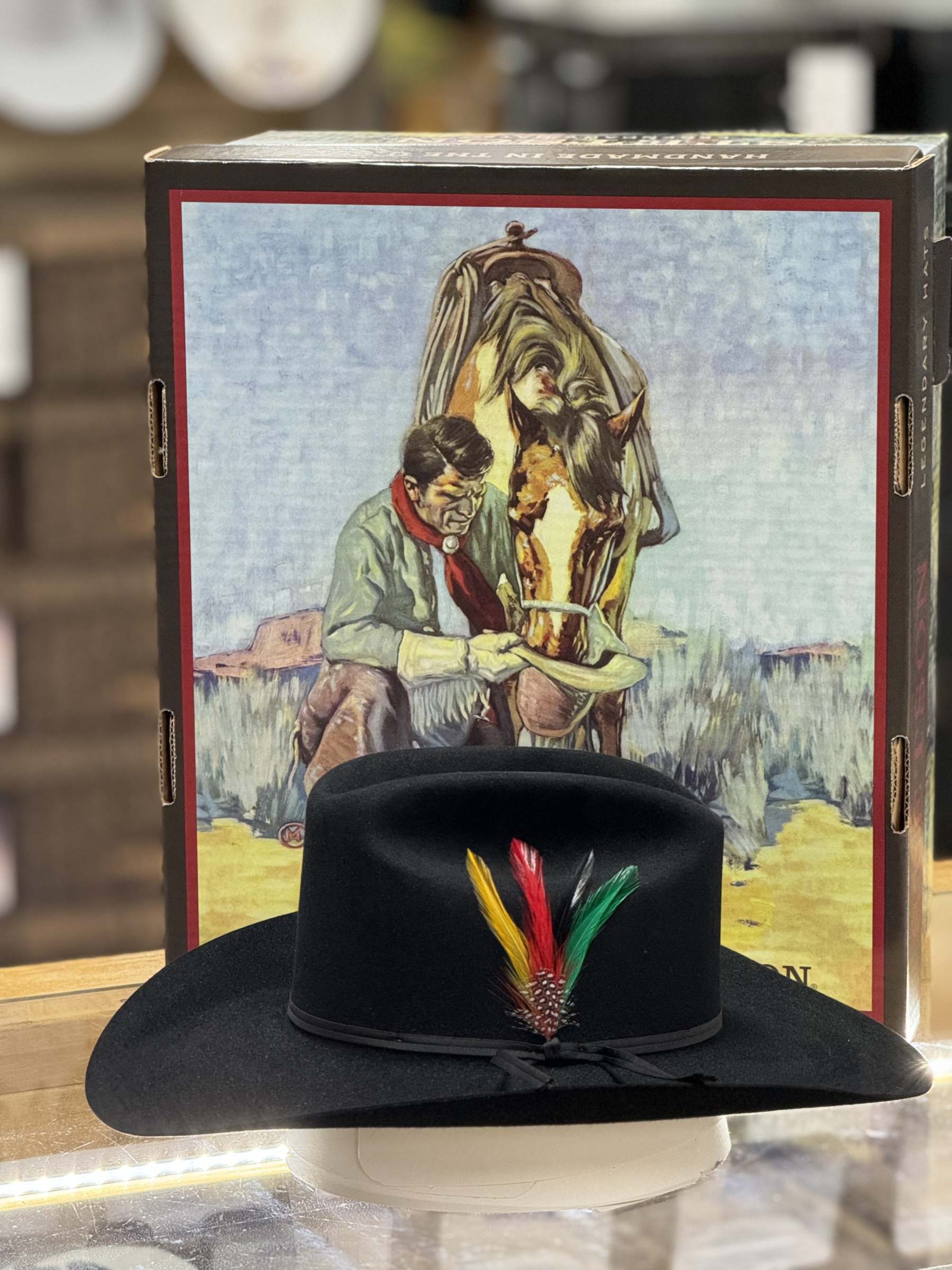 Spartan 10x Black Cowboy Hat