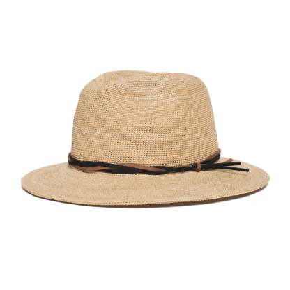 [New] Can be rolls up for packing- Goorin Handmade RAFFIA HAZE Fedora