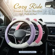 🔥Puha plüss kormánytakaró