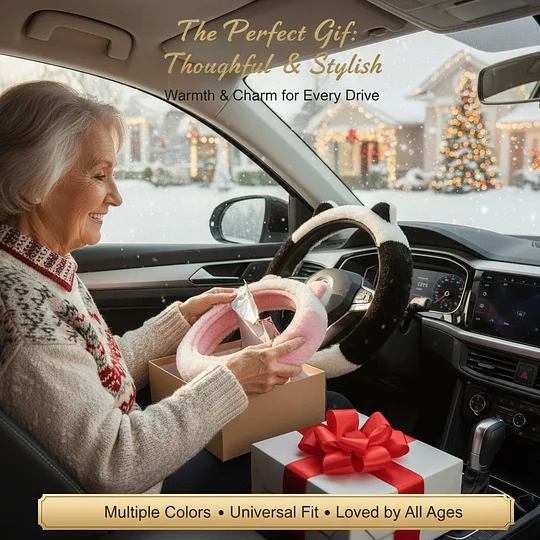 🔥Puha plüss kormánytakaró