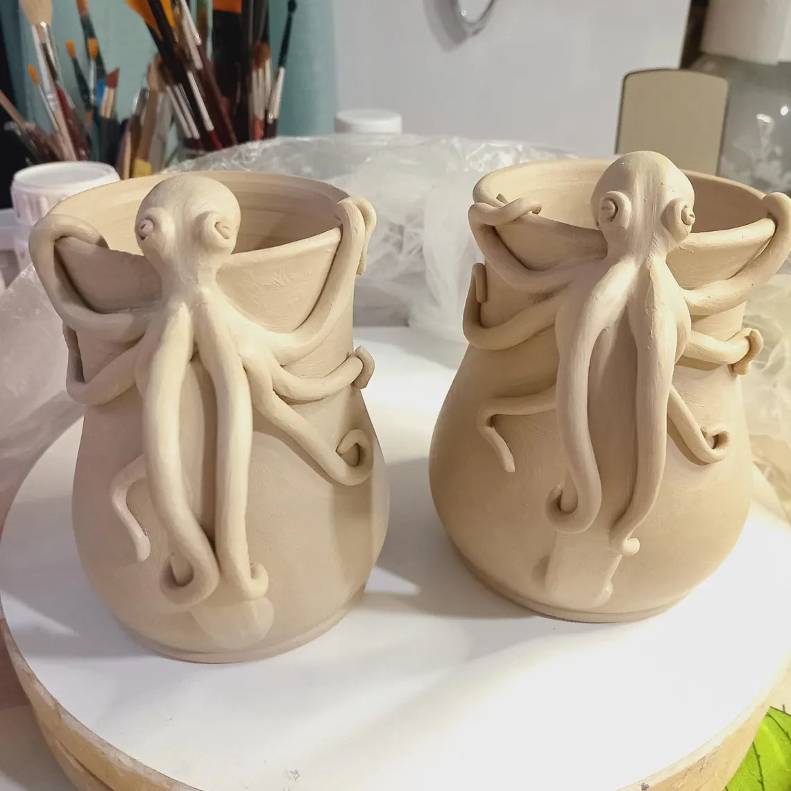 🐙Handmade Octopus Mug