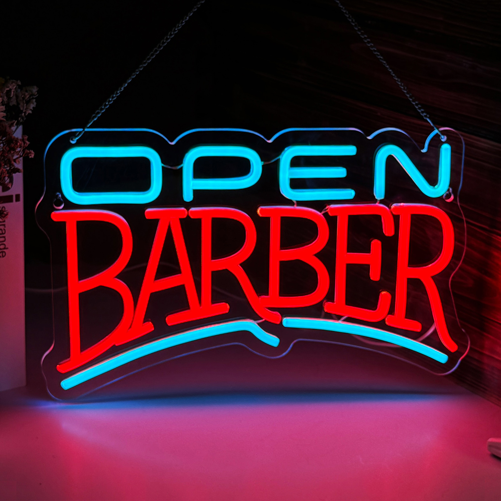 Barber Neon Sign Dimmable Barber led Sign for wall decor Barber Shops Hair Salon Barber Studio Art Decor