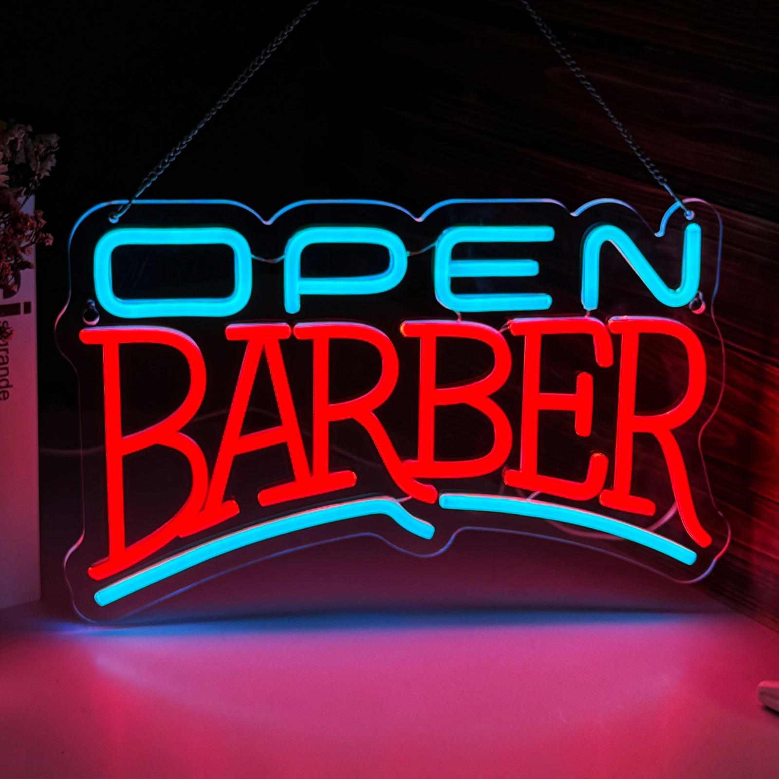Barber Neon Sign Dimmable Barber led Sign for wall decor Barber Shops Hair Salon Barber Studio Art Decor