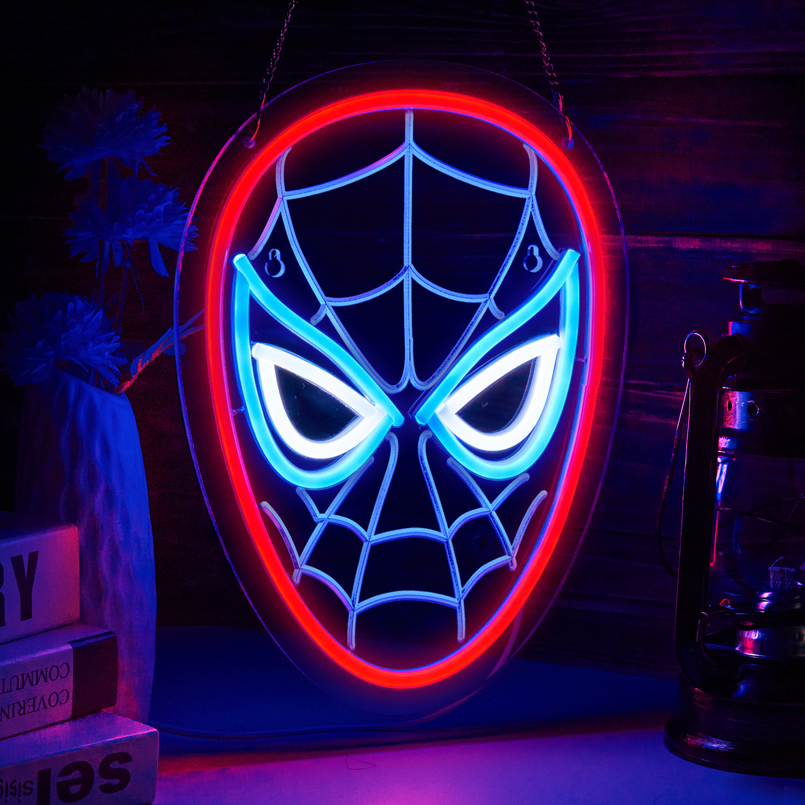 Anime neon sign Spider Man neon sign for wall decor Kids room Bedroom Teens room Game room decor