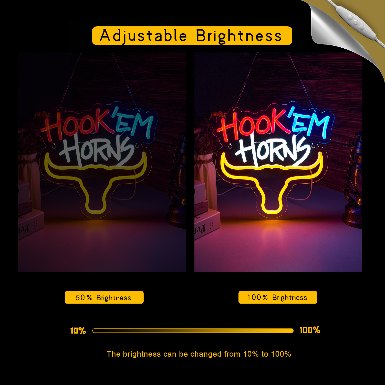 Hook em horns ox head neon sign Longhorn Bull Neon Sign for wall decor Beer Bar Club Man Cave