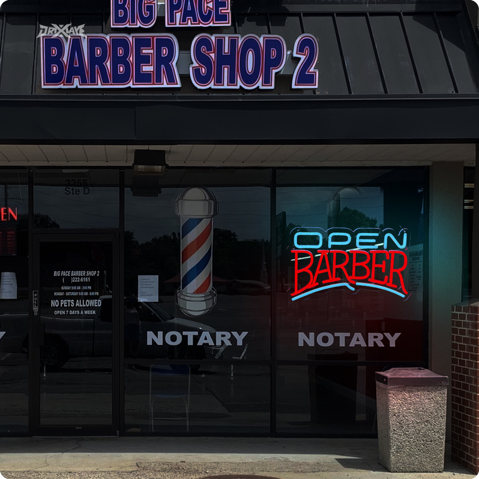 Barber Neon Sign Dimmable Barber led Sign for wall decor Barber Shops Hair Salon Barber Studio Art Decor