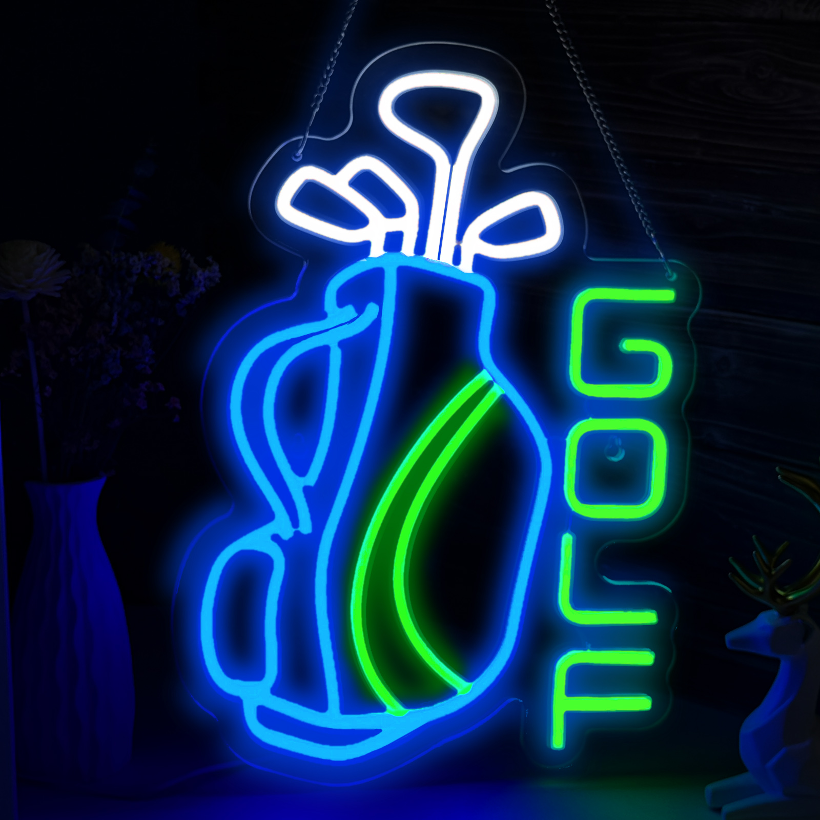 Golf neon sign Par Tee Golf Neon Sign for wall decor Golf Club Bedroom Man Cave Decor