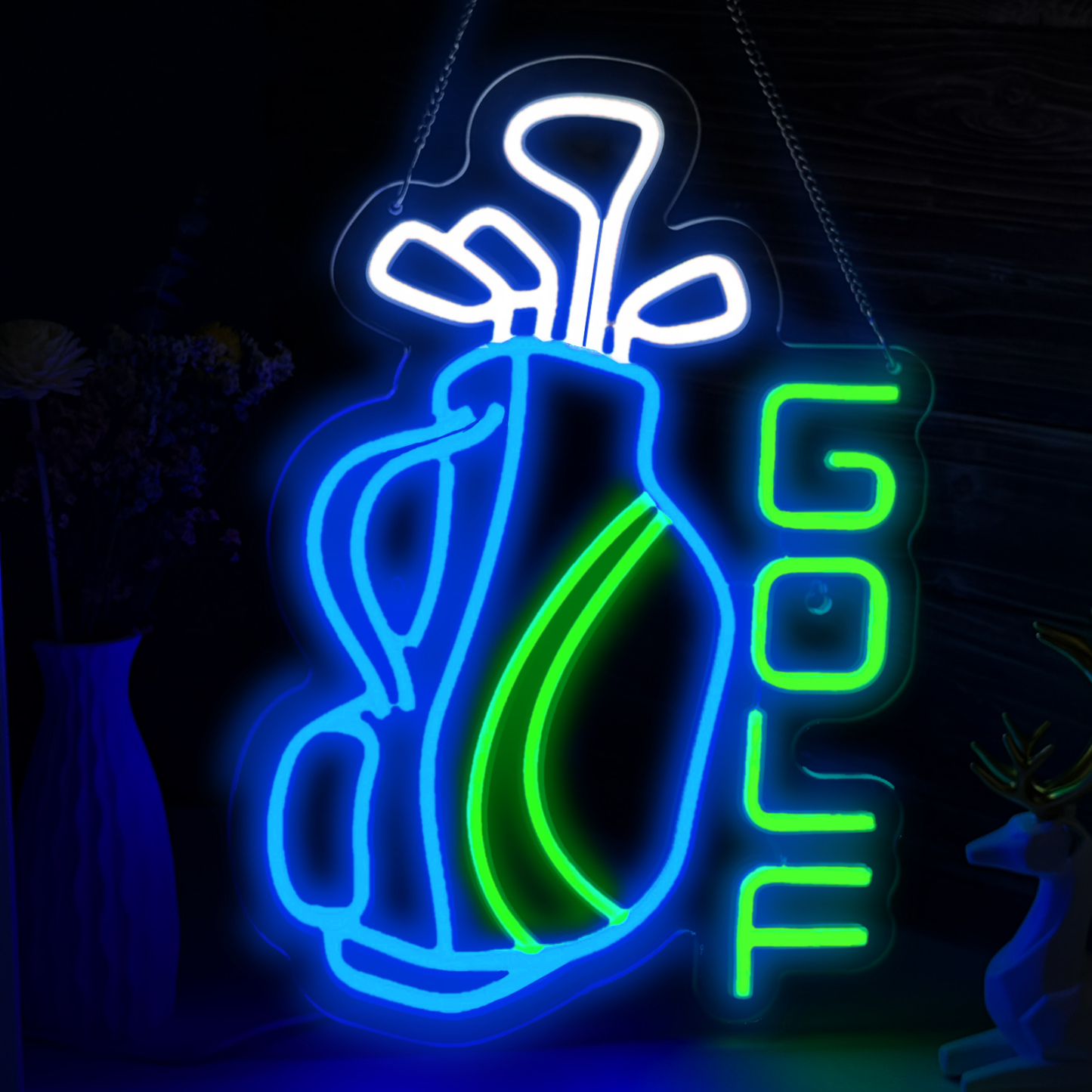 Golf neon sign Par Tee Golf Neon Sign for wall decor Golf Club Bedroom Man Cave Decor