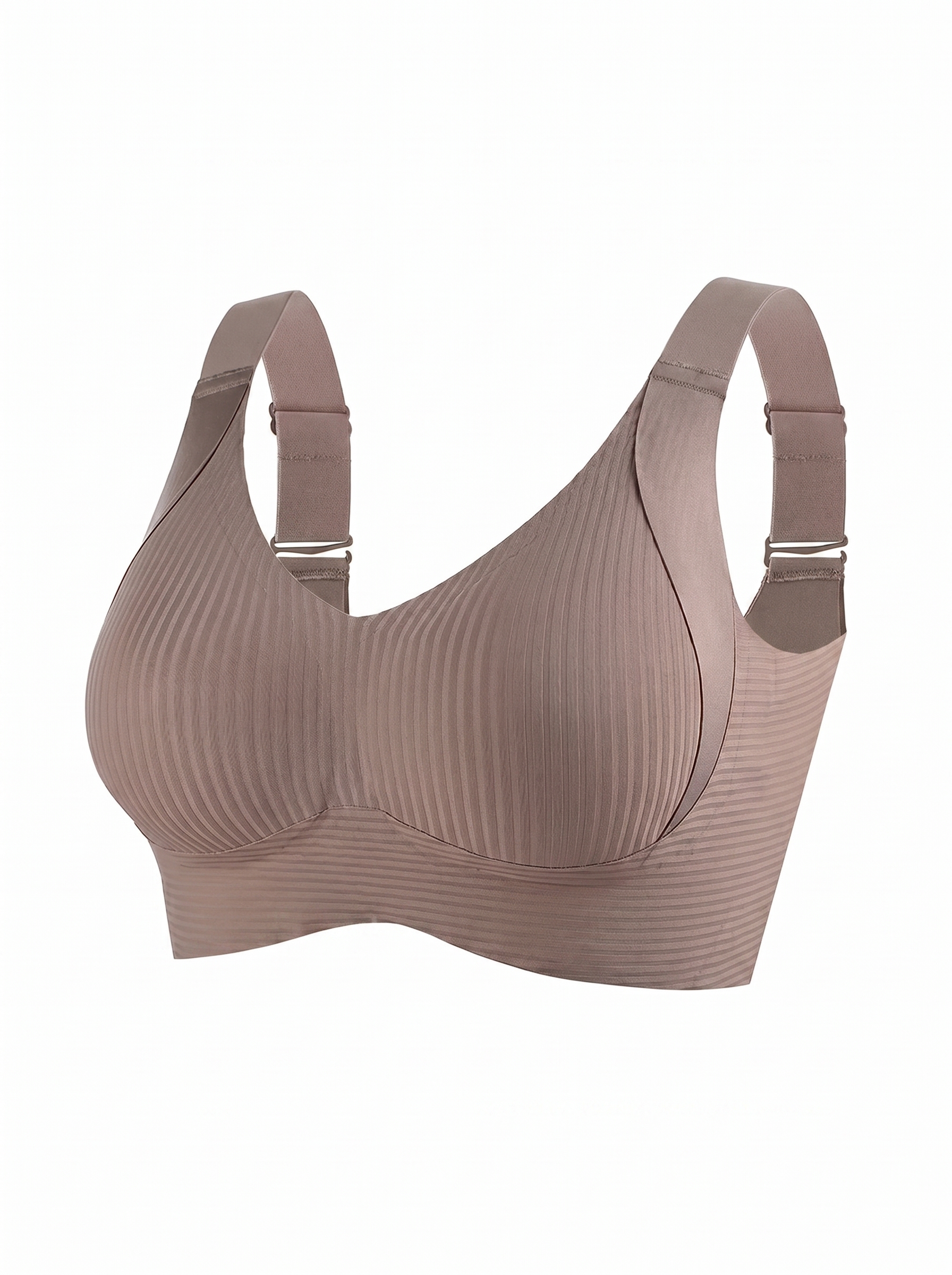 🔥Mother's Day Sale：Buy 1 Get 2 Free🔥Women's Ribbed Push Up Adjustable Wireless Bra