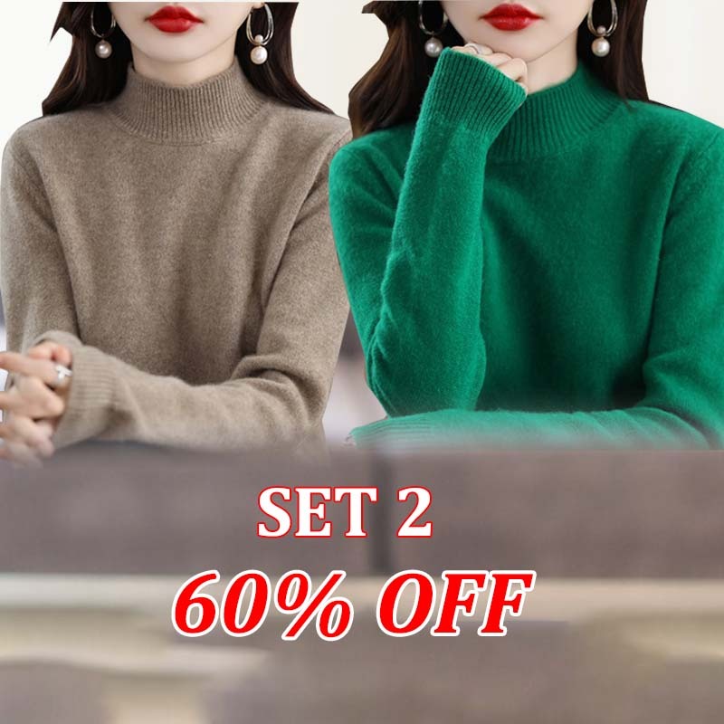 Hot Sale 70% OFF 🔥 Women's Mid-neck Cashmere Sweaters
