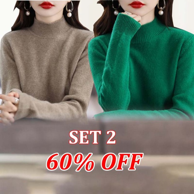 Hot Sale 70% OFF 🔥 Women's Mid-neck Cashmere Sweaters
