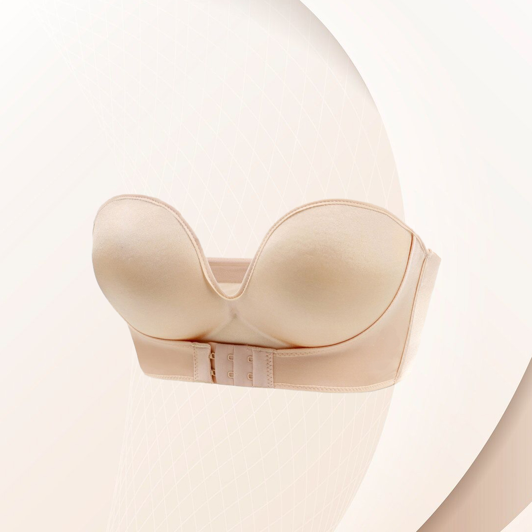 Maototo Bra - Front Buckle Strapless Wireless Bra