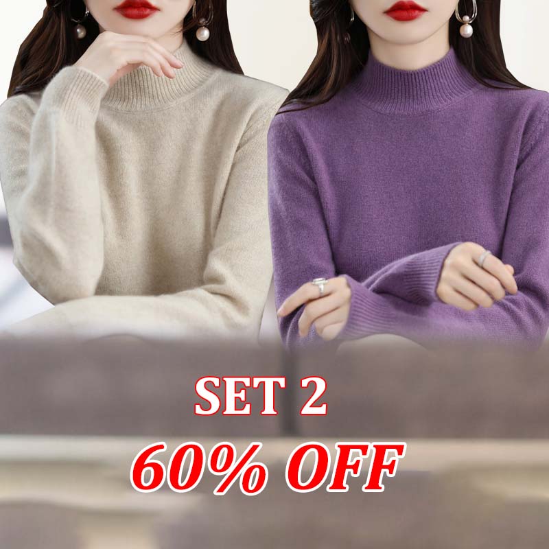 Hot Sale 70% OFF 🔥 Women's Mid-neck Cashmere Sweaters