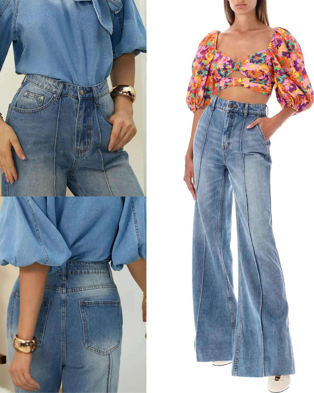 Lismali Signature Fit High-Rise Ultra Flare Jeans