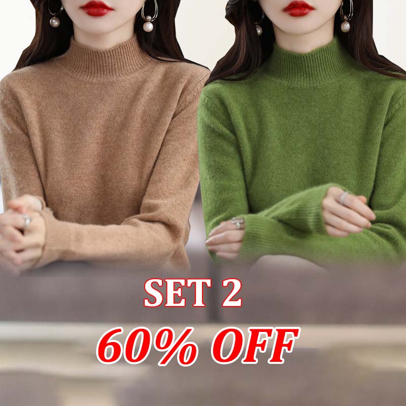 Hot Sale 70% OFF 🔥 Women's Mid-neck Cashmere Sweaters