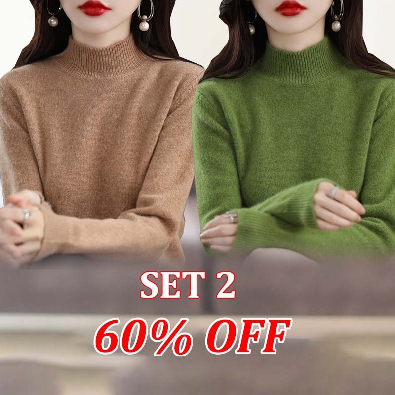 Hot Sale 70% OFF 🔥 Women's Mid-neck Cashmere Sweaters