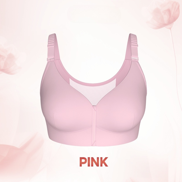 （🔥Limited Time Sale）- Women's Front Zip Powerful Support Comfy Bra