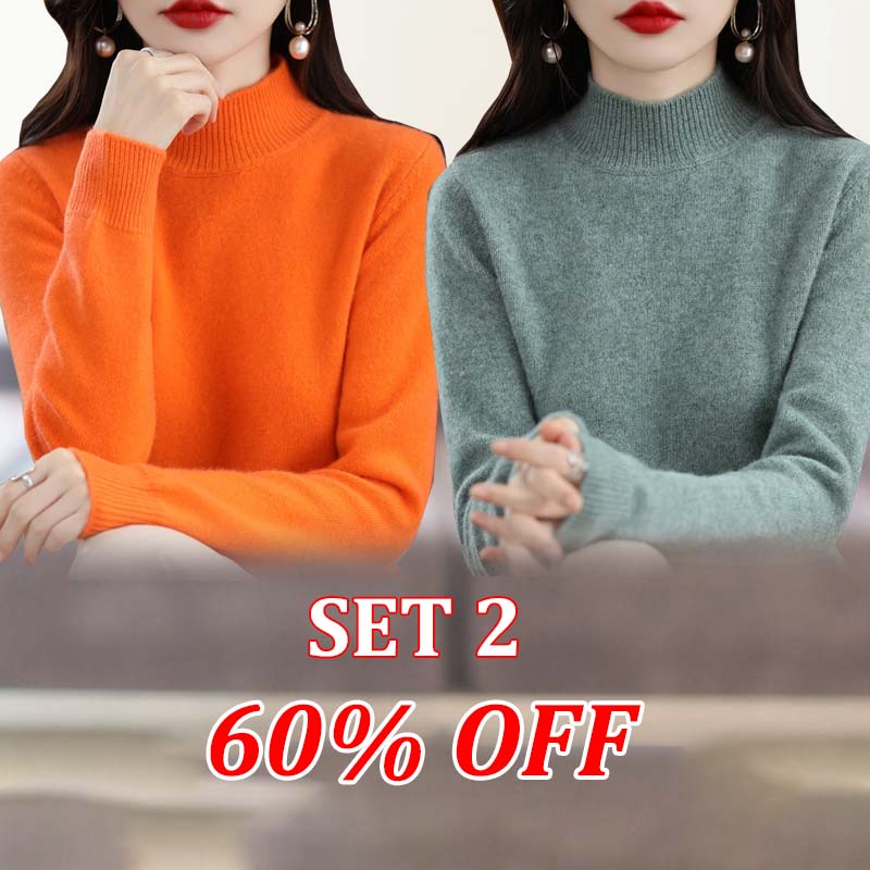 Hot Sale 70% OFF 🔥 Women's Mid-neck Cashmere Sweaters