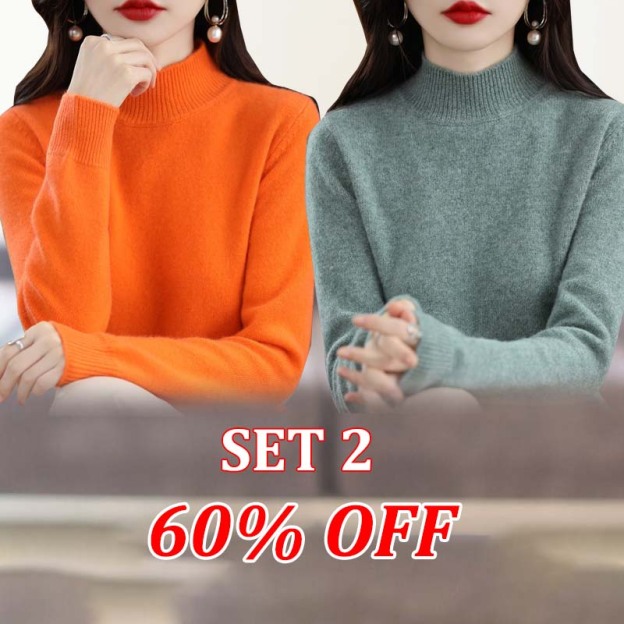 Hot Sale 70% OFF 🔥 Women's Mid-neck Cashmere Sweaters