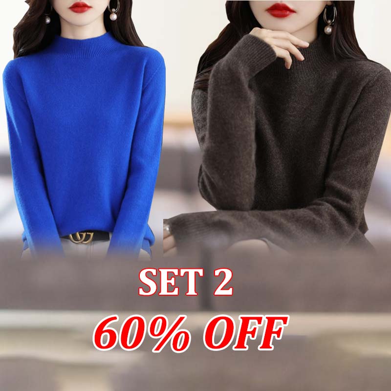 Hot Sale 70% OFF 🔥 Women's Mid-neck Cashmere Sweaters