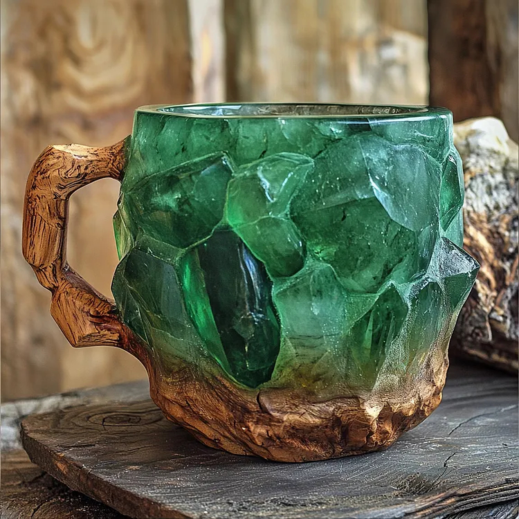🥃2025 New Mineral Crystal Coffee Mugs