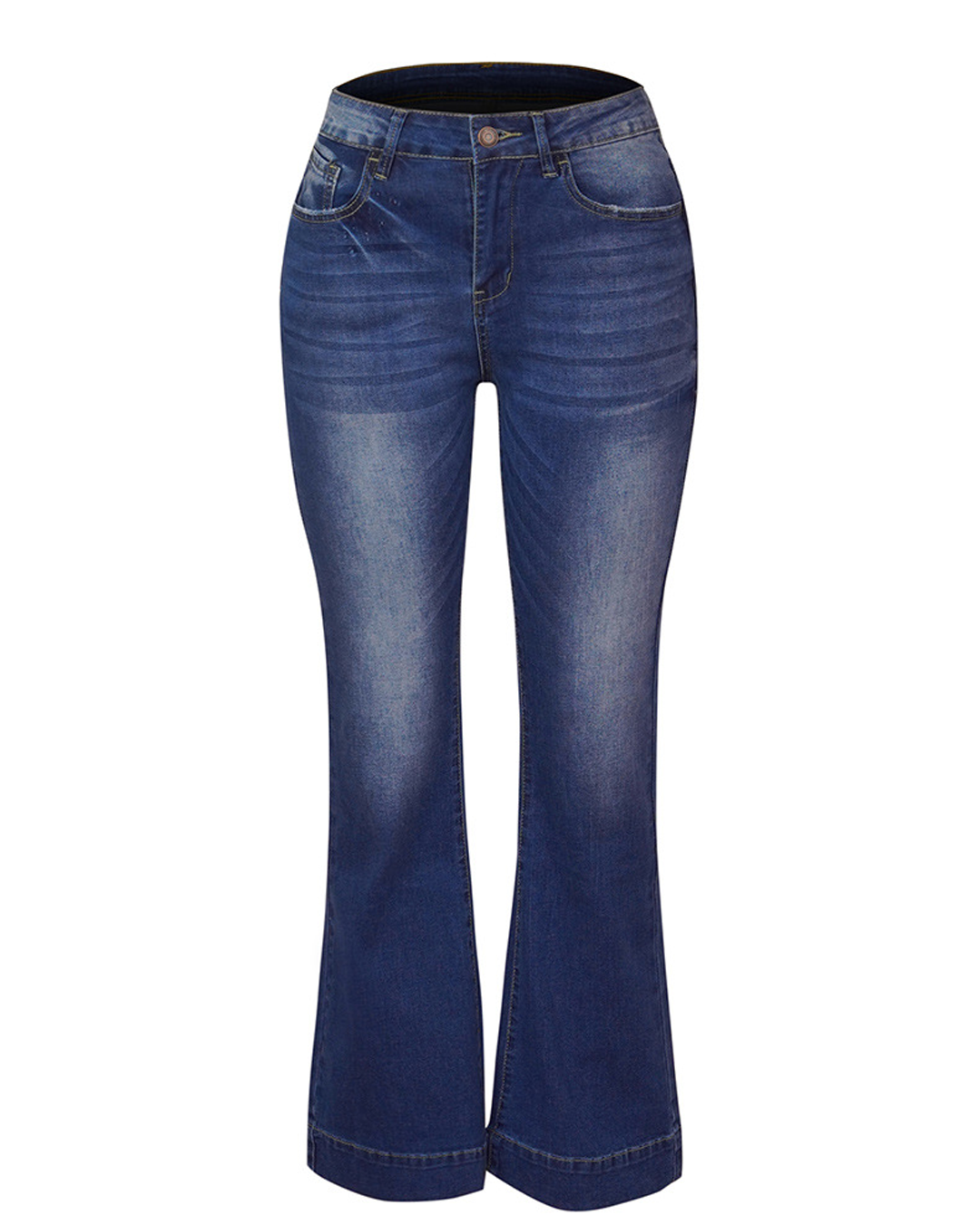 Classic Mid-Rise Flare Jeans