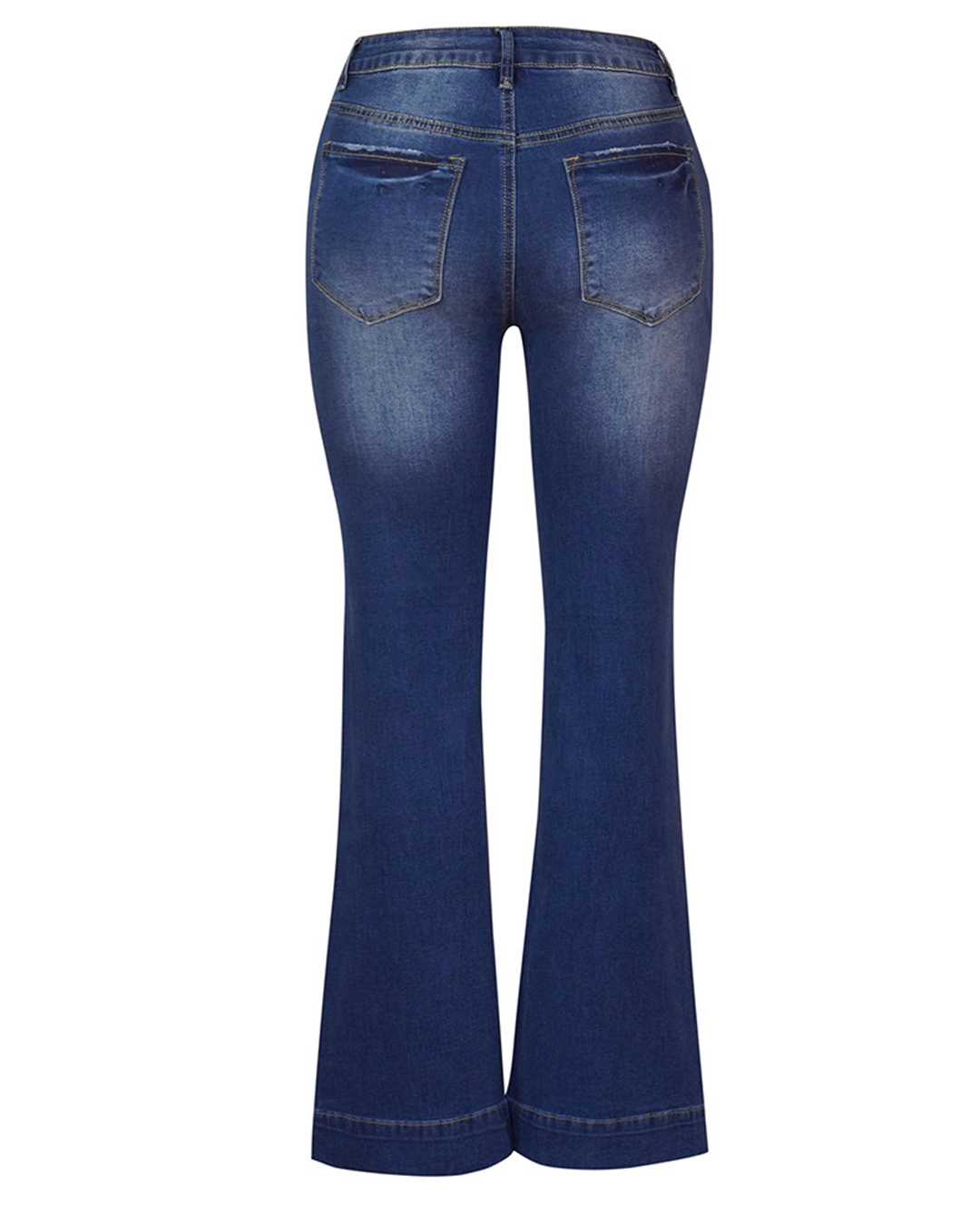 Classic Mid-Rise Flare Jeans