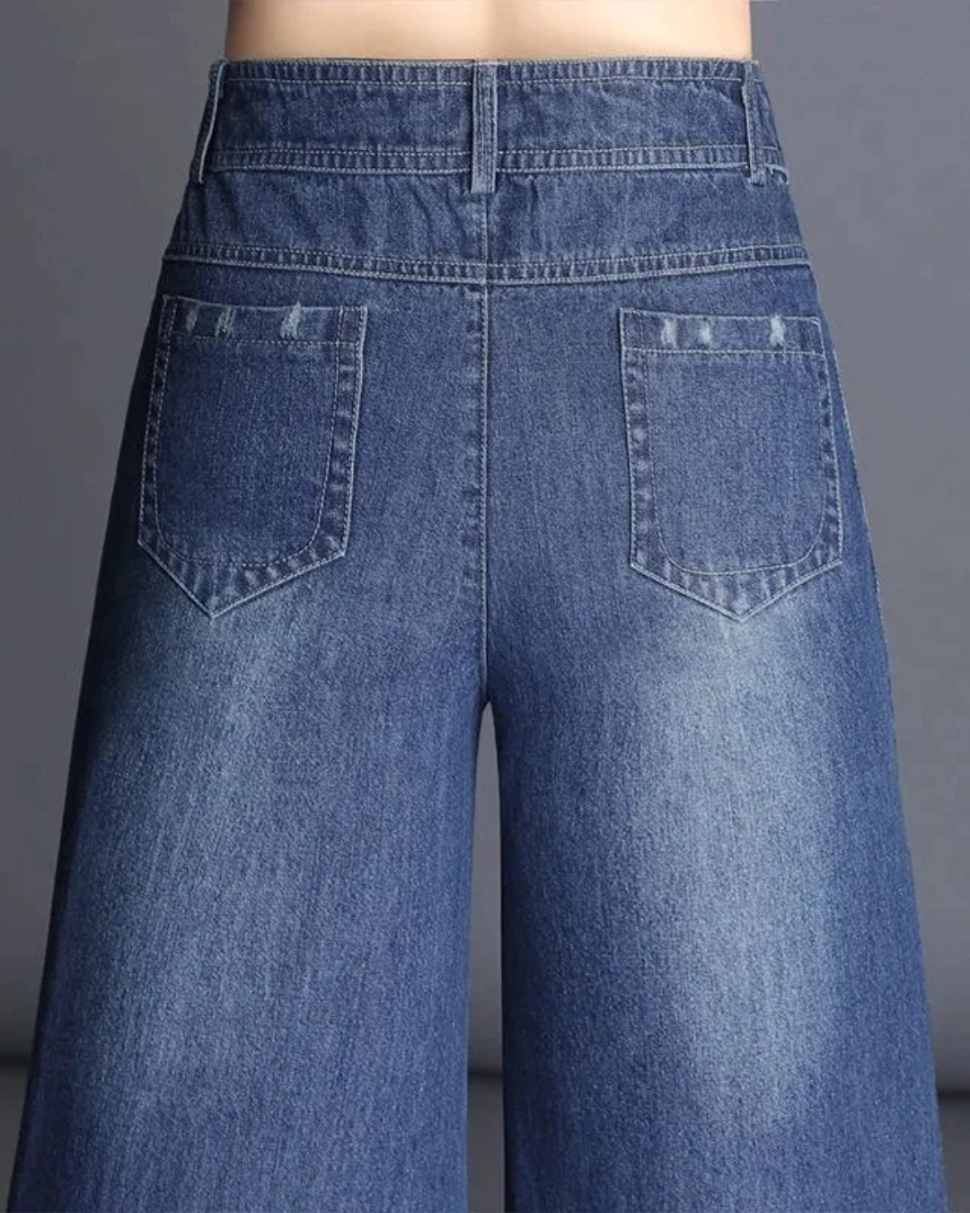Straight High-Rise Flare Jeans