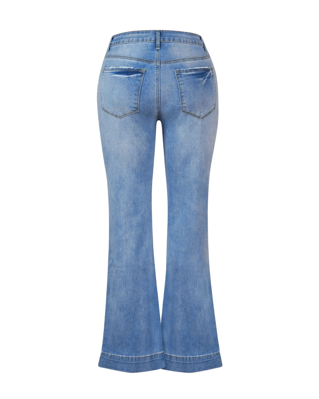 Classic Mid-Rise Flare Jeans