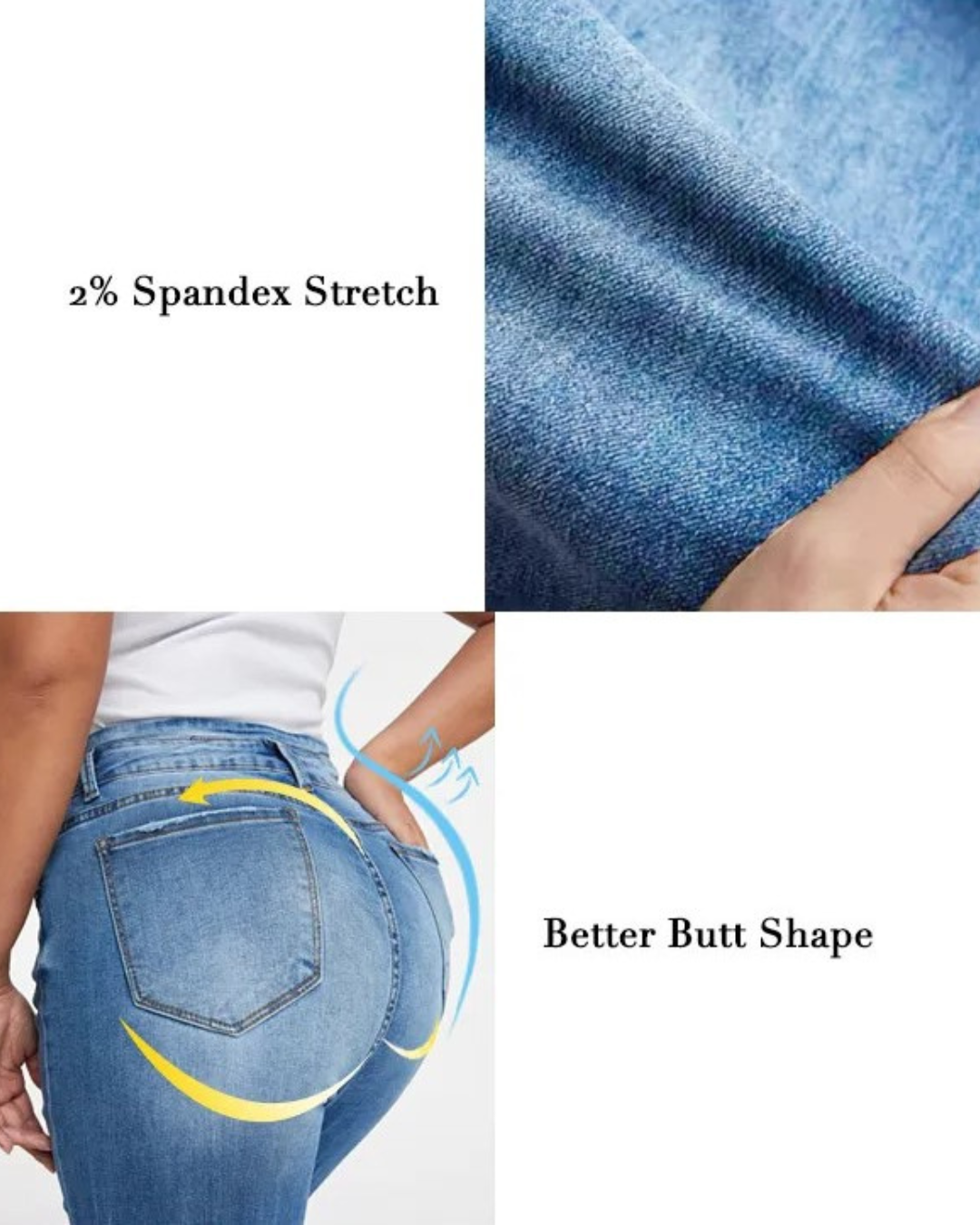 Button Fly High Rise Flare Jeans