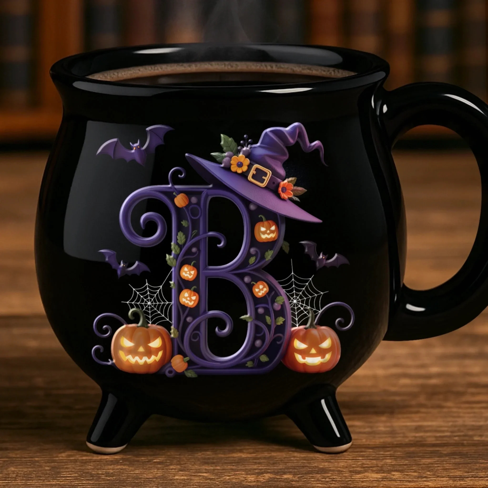 Custom Ceramic Cauldron Coffee Mug