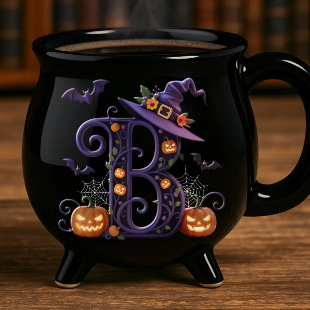 Custom Ceramic Cauldron Coffee Mug