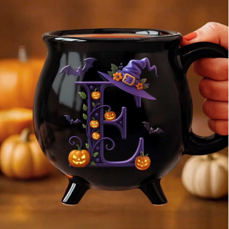 Custom Ceramic Cauldron Coffee Mug
