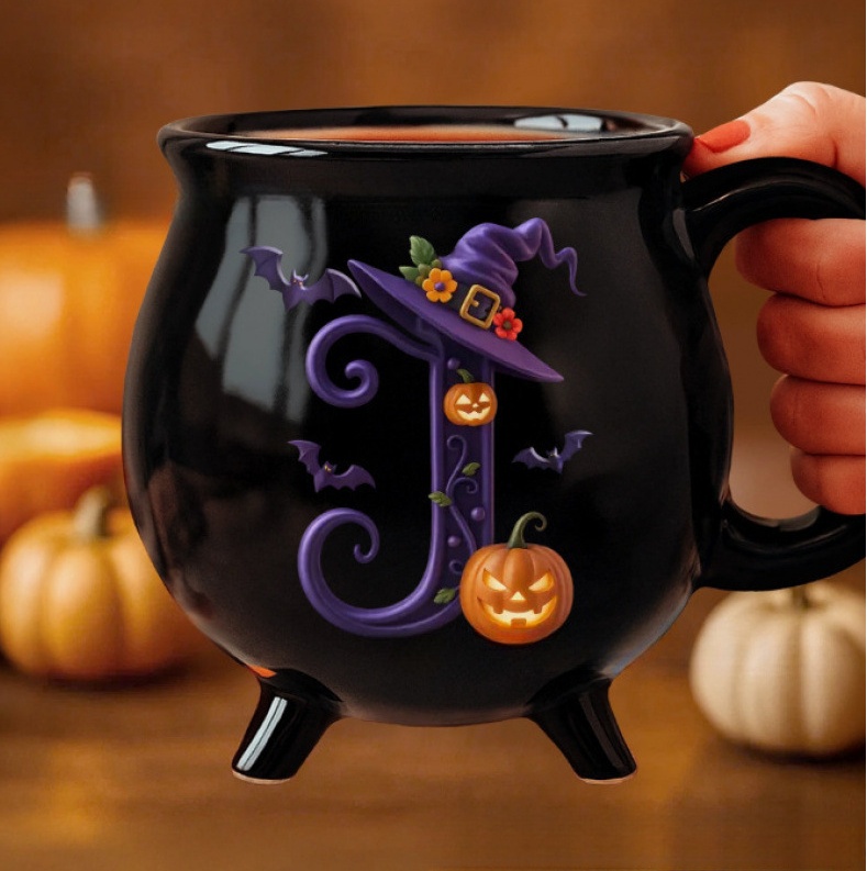 Custom Ceramic Cauldron Coffee Mug