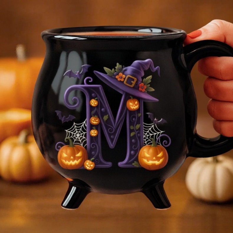 Custom Ceramic Cauldron Coffee Mug