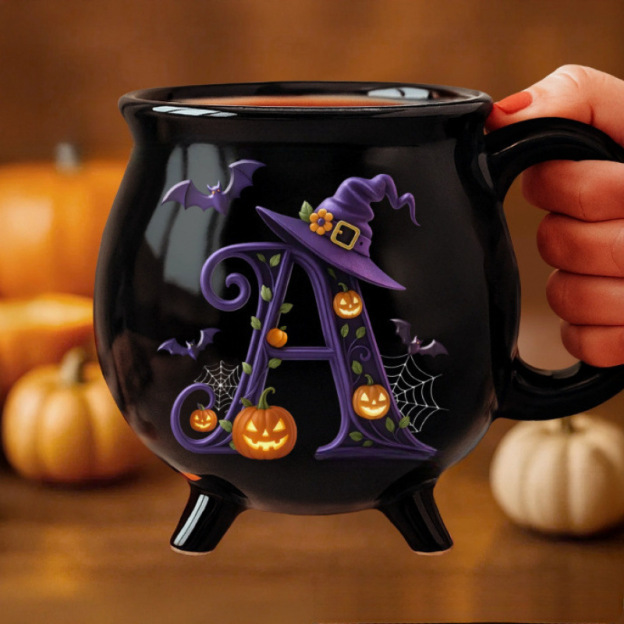 Custom Ceramic Cauldron Coffee Mug