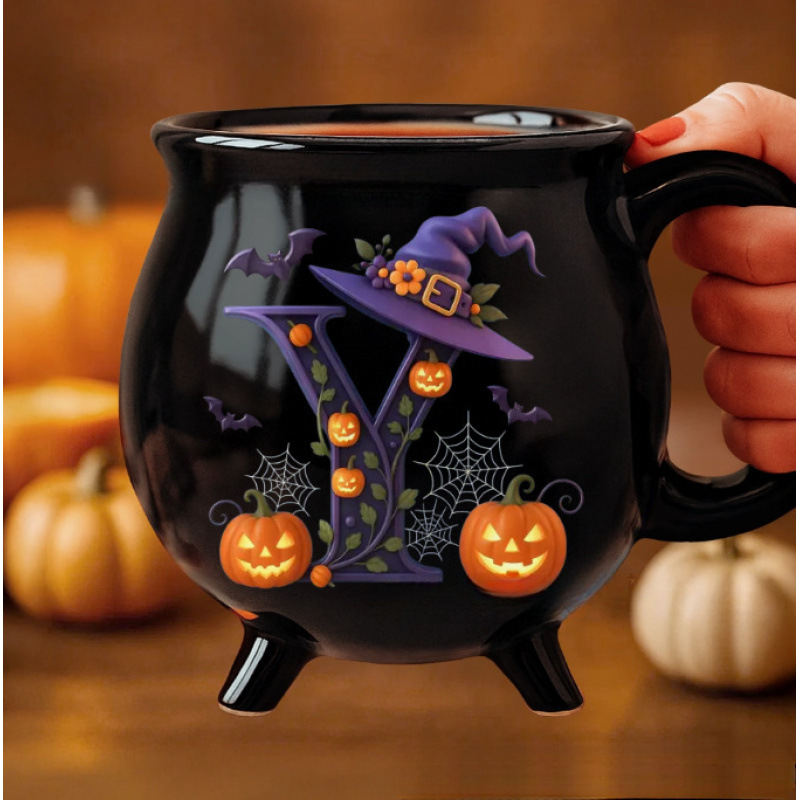 Custom Ceramic Cauldron Coffee Mug